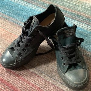 Black Converse - Worn Once!